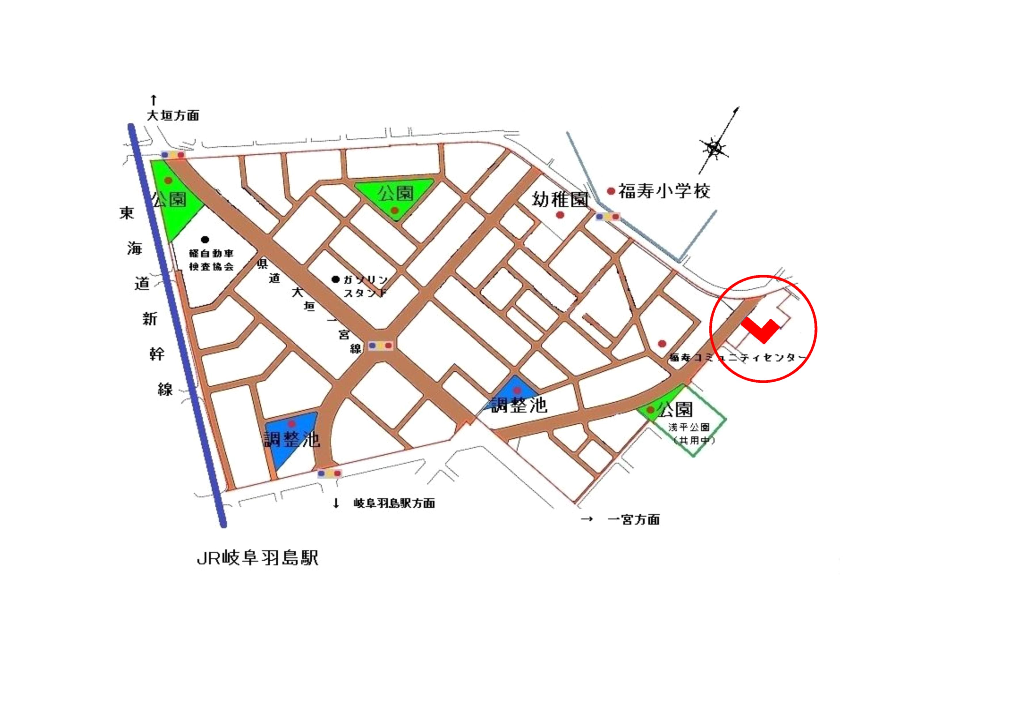 地図（福寿町本郷字大島669番）