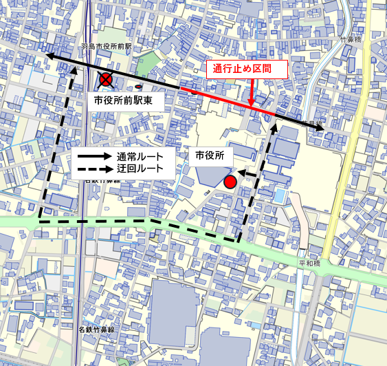 市役所前駅東