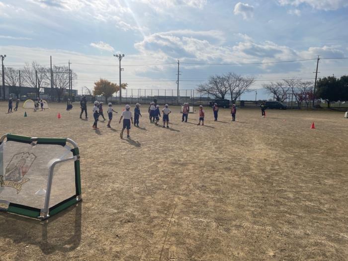 サッカー教室の様子