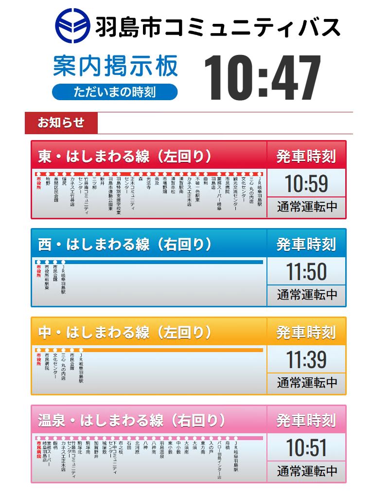 デジタルサイネージ表示画面画像
