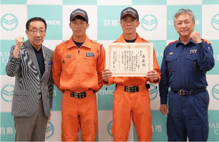 羽島市長への報告